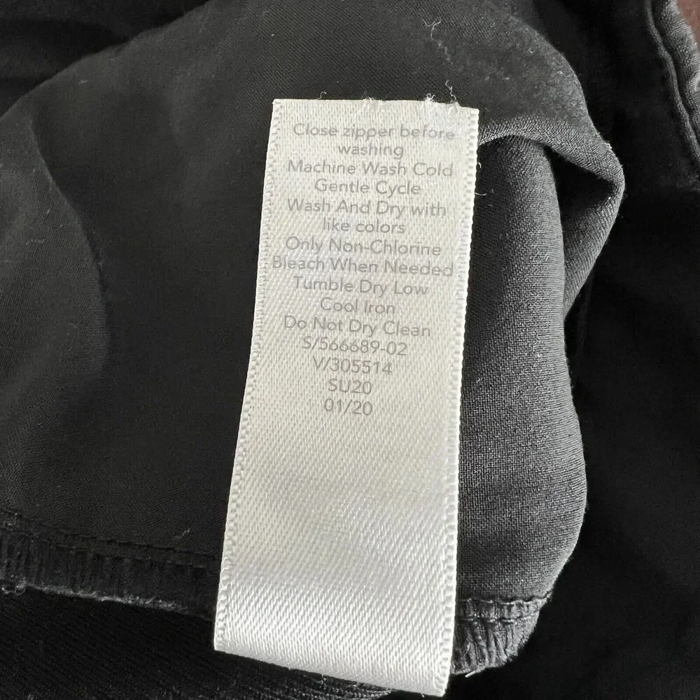 Athleta Black Textured Brooklyn Jogger Stretch Tapered Leg 566689 Women’s Size 0 - Picture 10 of 10